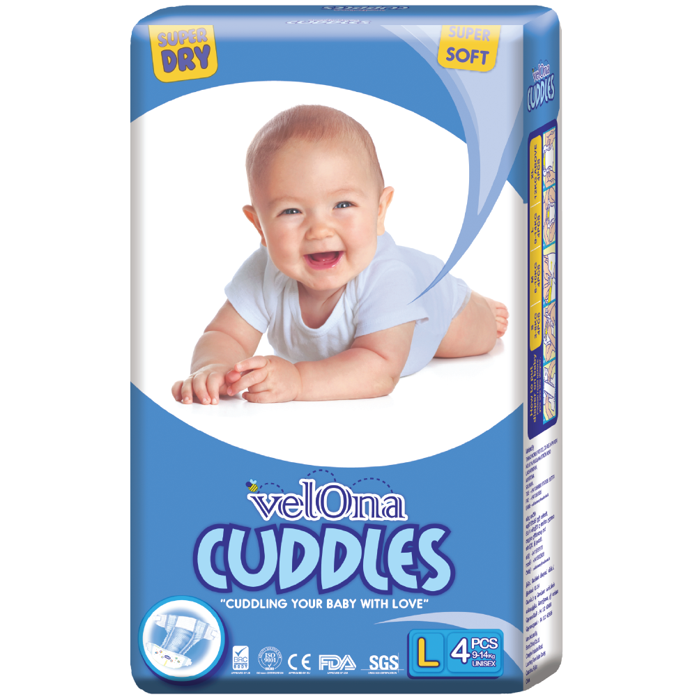 Premium Velona Cuddles Diaper -L 4