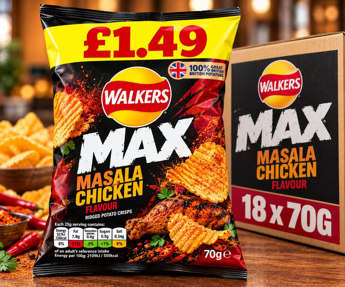 WALKERS MASALA CHICKEN 18*70GMS