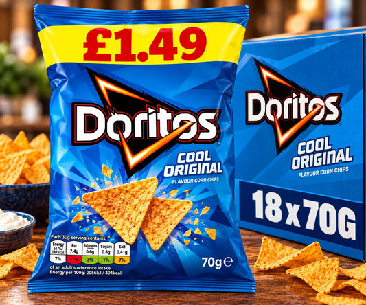 DORITOS COOL ORGINAL 18*70GMS