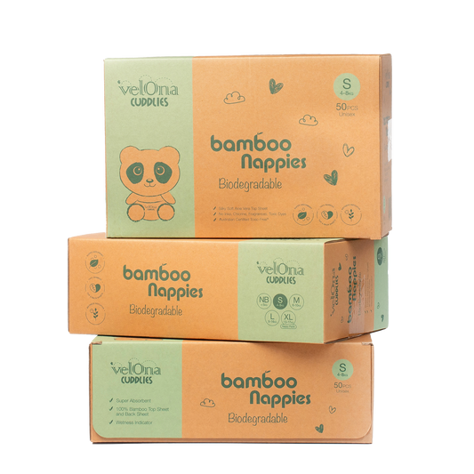 Super Premium Bamboo Diapers - S