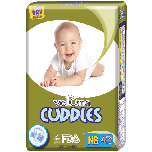Premium Velona Cuddles Diaper -NB 4