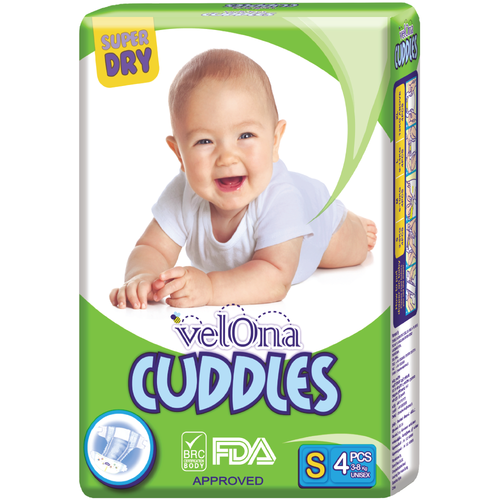 Premium Velona Cuddles Diaper -S 4