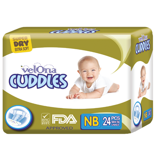 Premium Velona Cuddles Diaper Jumbo-NB 24