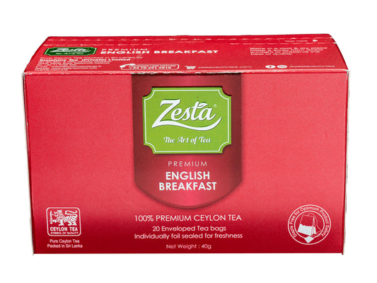 PREMIUM ENGLISH BREAKFAST 20 X 2G - TEA BAGS