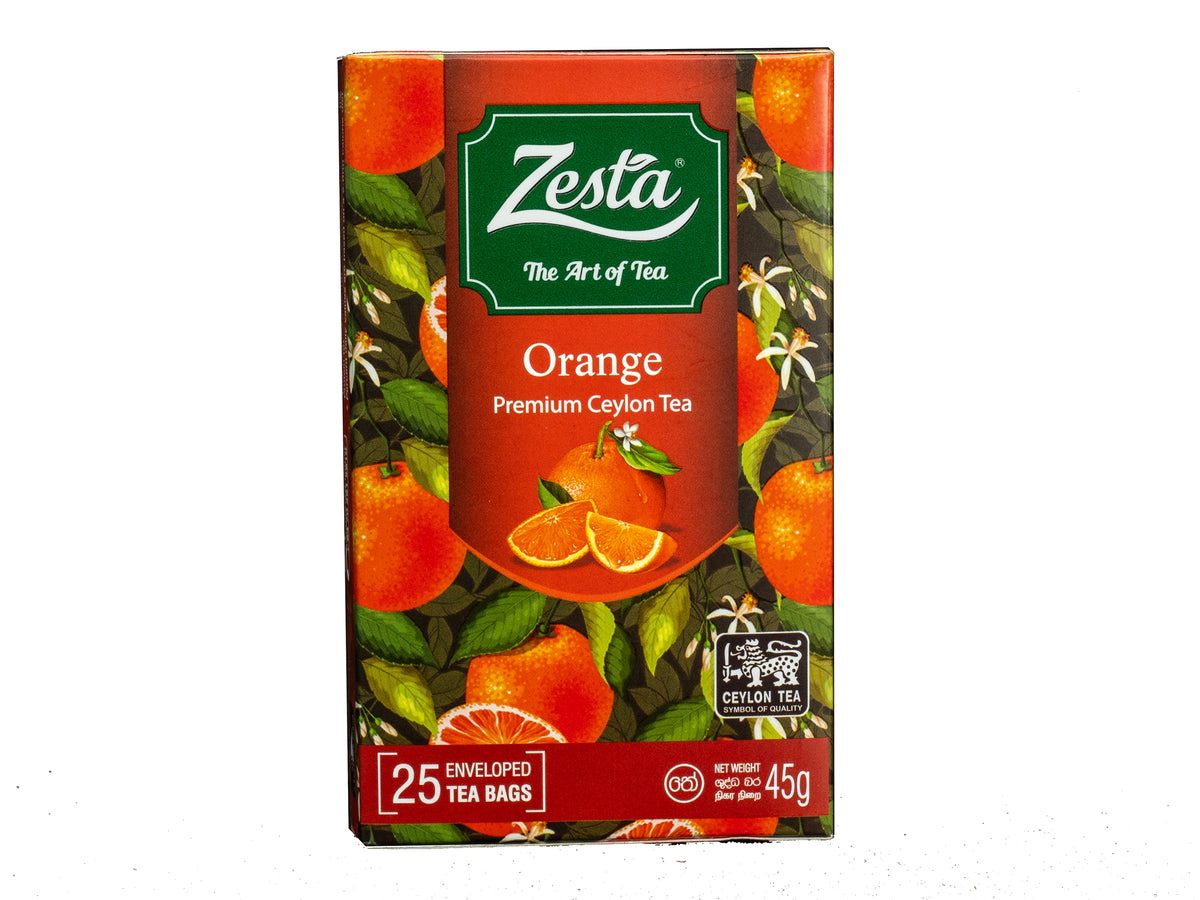 ORANGE FLAVOURED BLACK TEA – 25 TEA BAGS
