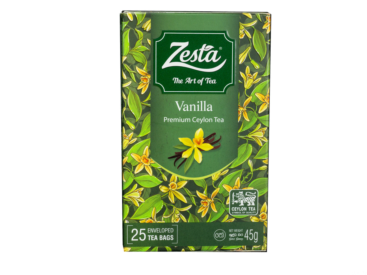 VANILL FLAVOURED BLACK TEA – 25 TEA BAGS