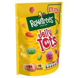 Rowntree’s Jelly Tots vegan 120g pouch, £1.25 RRP, front