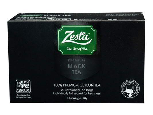 PREMIUM BLACK TEA 20 X 2G - TEA BAGS