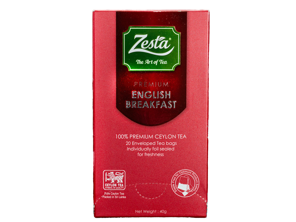 PREMIUM ENGLISH BREAKFAST 20 X 2G - TEA BAGS