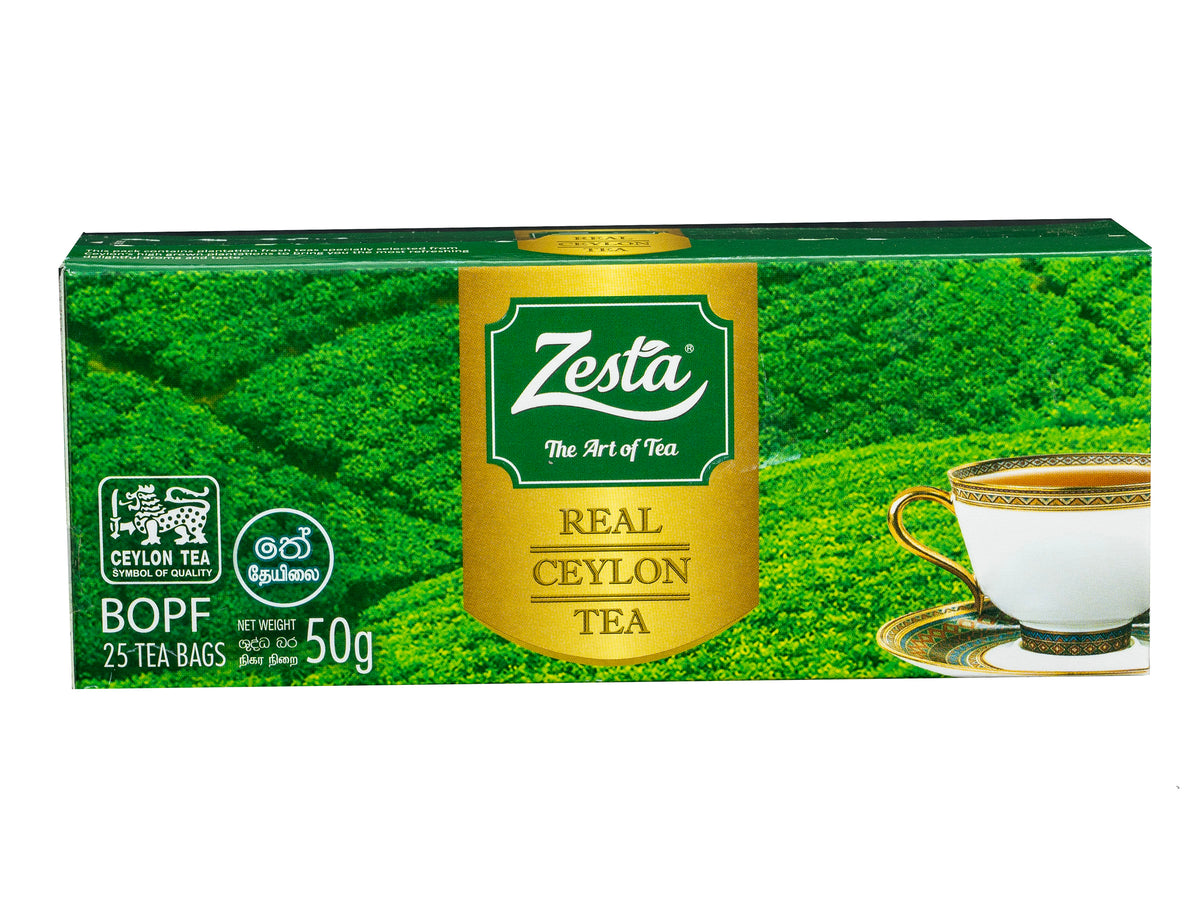 REAL CEYLON TEA - 25 TB- 50G (GREEN BOX)